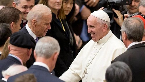 بایدن با پاپ فرانسیس دیدار کرد