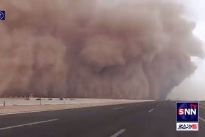 تصاویر آخرالزمانی از طوفان شن با ۳ کشته