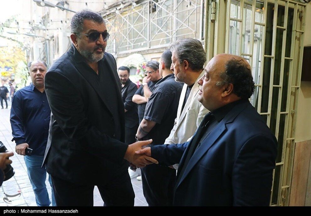 غول برره، سیاوش خیرابی و امیرمحمد در یک مراسم