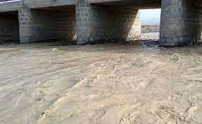 پرآبی رودخانه کاجو در سیستان پس از بارش 