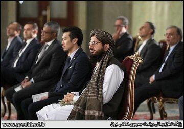 اعتراض به حضور نماینده طالبان در دیدار با رئیسی