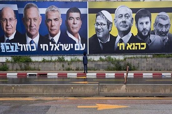 حزب نتانیاهو از رقیبش عقب افتاده است