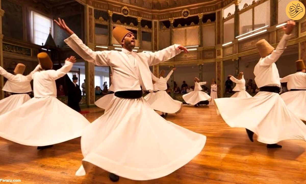 رقص سماع صدها صوفی در سالگرد درگذشت مولانا