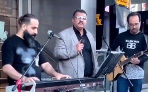 اجرای ترانه اِبی توسط احمد ایراندوست در خیابان