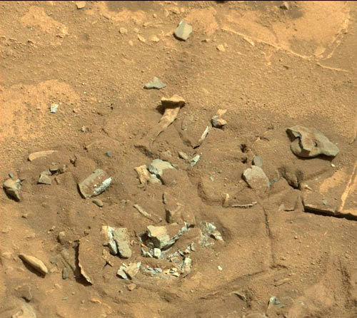 استخوان‌ پای انسان در مریخ! +عکس