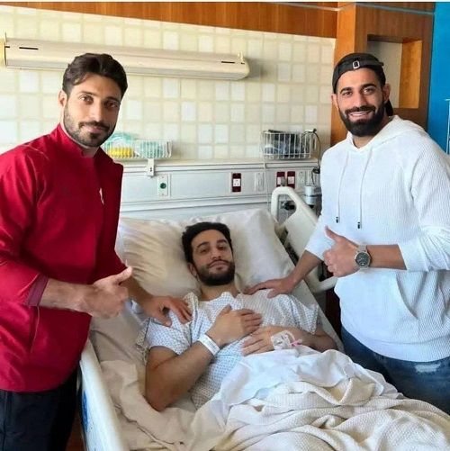 قابی از ملاقات کنعانی و خلیل‌زاده از سیامک‌نعمتی