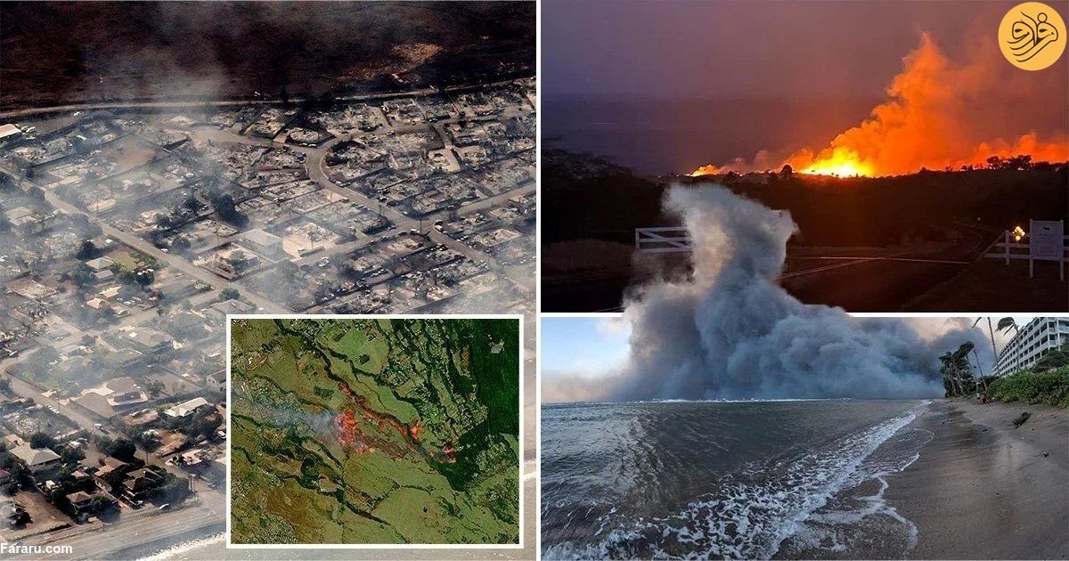 ویدئو تکان‌دهنده از فرار مردم هاوایی از آتش‌سوزی