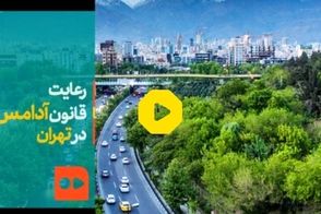 رعایت قانون آدامس در تهران!
