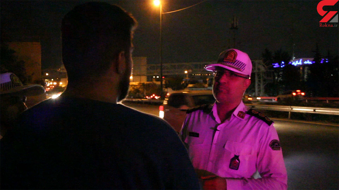 تعقیب و گریز پلیس راهور در بزرگراه های تهران