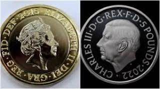 سکه‌های پوند با طرح شاه چارلز وارد بازار شد