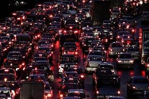 ترافیک سنگین شبانه در جاده‌های اصلی مازندران