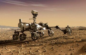 گرد و خاک عظیمی که تنوره دیو در مریخ به پا کرد