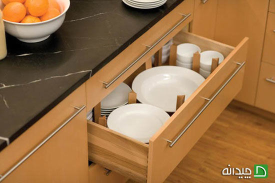 چگونه ظروف را در کابینت آشپزخانه بچینیم؟
